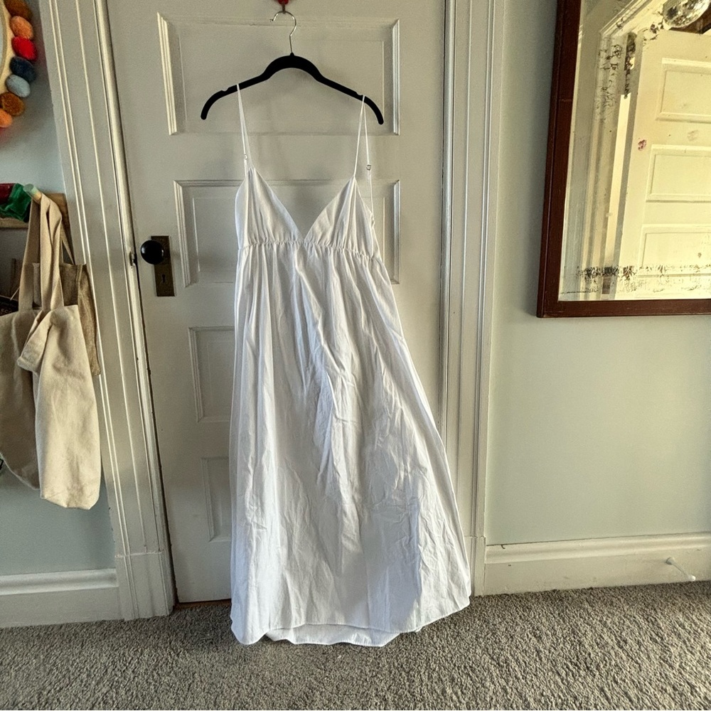 Zara White Maxi Dress - NWT